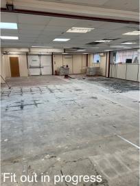 Fit out in progress